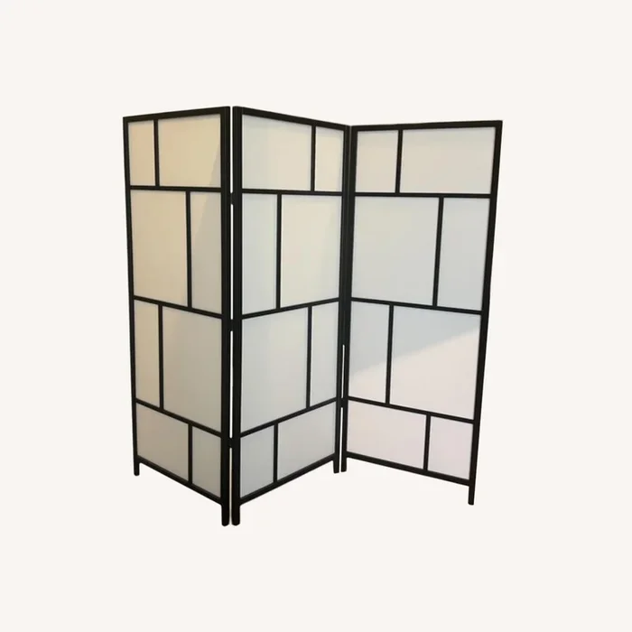 IKEA White Black Room Divider