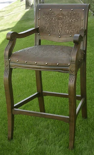 Imperial Counter Stool with Arms – Set of 2