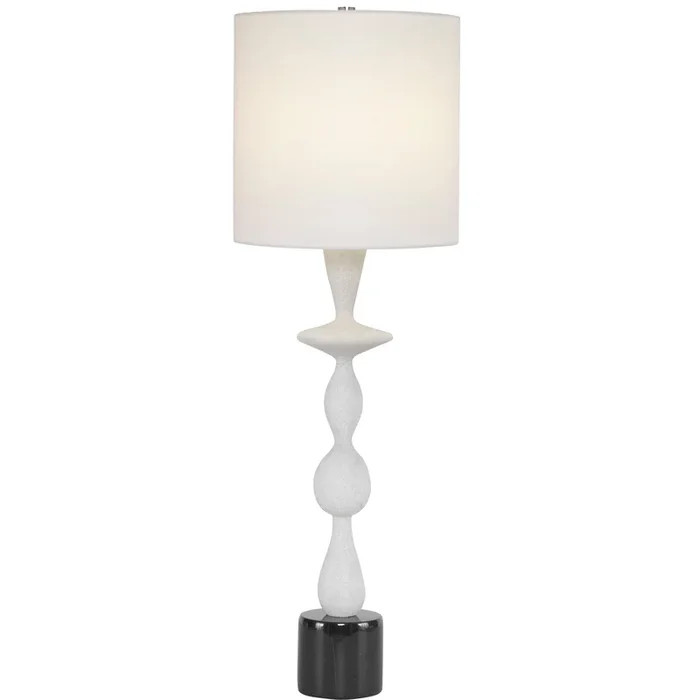 Inverse White Marble Table Lamp