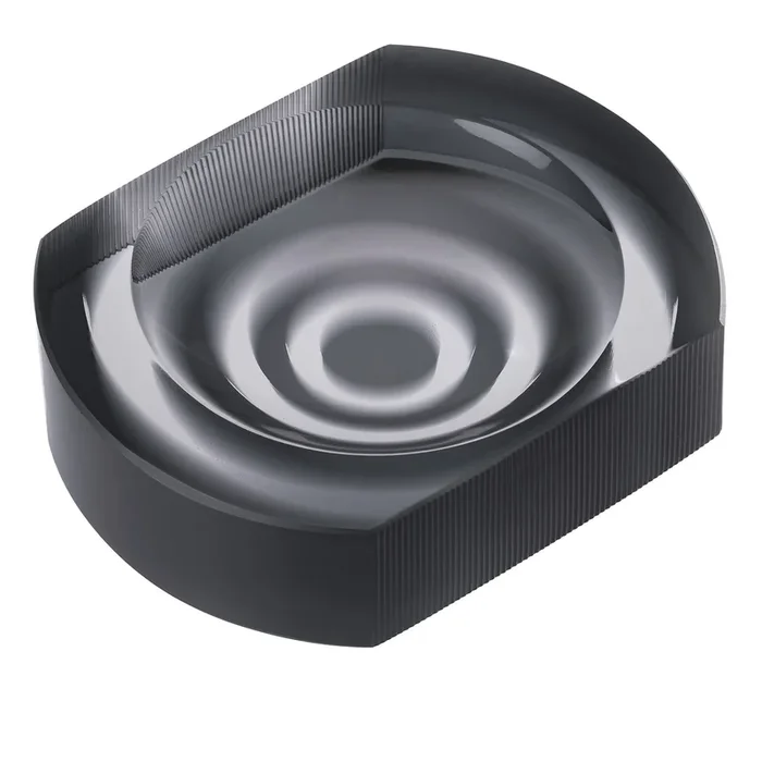Iride Cut Ashtray Steel Gray by Federico Peri