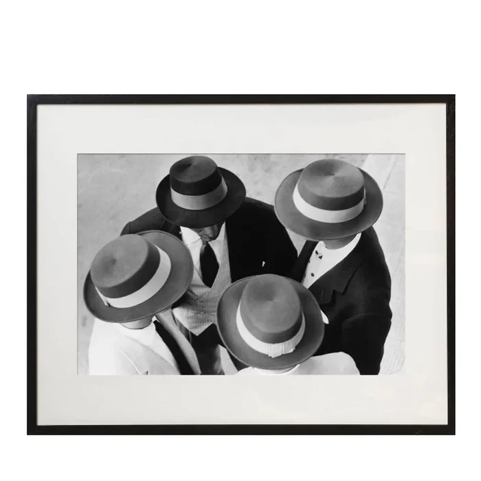 Italian Hats Framed Print by Hulton Archive