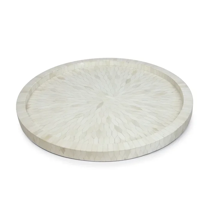 Jullian Bone Tray Small (White)