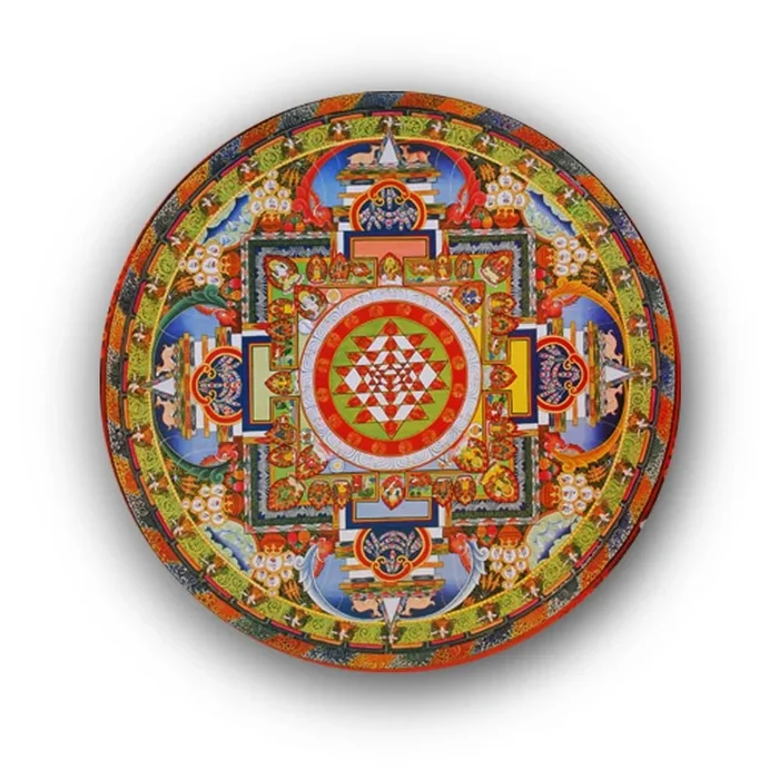 Kalachakra Mandala Canvas (Matte Finish)
