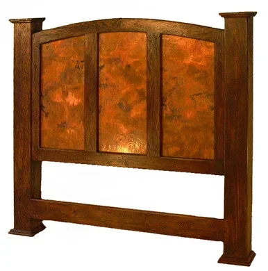 Kendra Headboard with Copper Panels – King