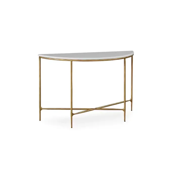 Keswick Demilune Console Table