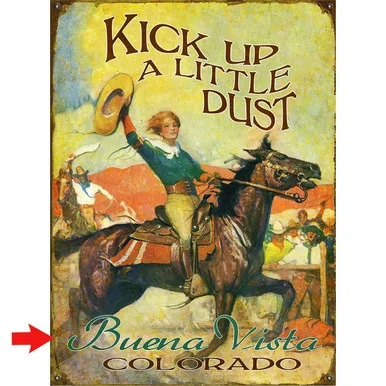 Kick Up a Little Dust Personalized Sign – 28 x 38