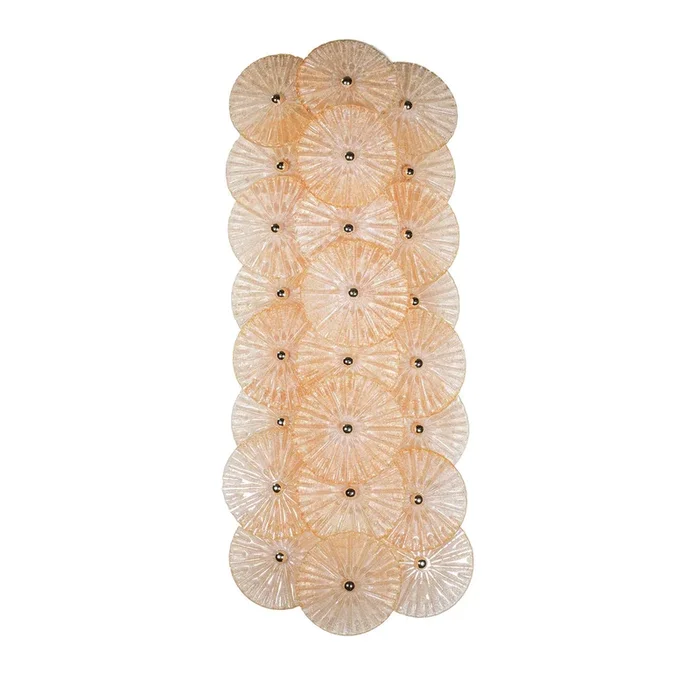 Kim Vertical Glass Wall Light Sconce