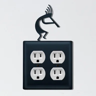 Kokopelli Double Outlet Cover