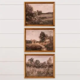 Landscape Framed Art Set of 3
