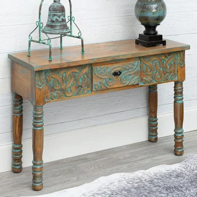 Laredo Carved Console Table