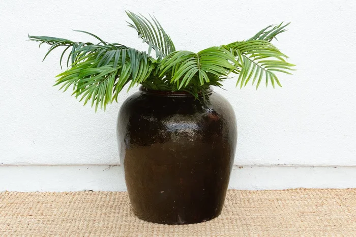 Large Caramel Glaze Martaban Jar (Trade)