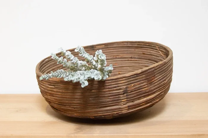 Large Farmhouse Wicker Basket (Trade)