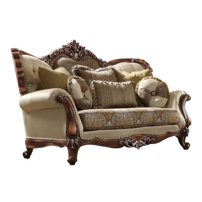 Latisha 74″L Loveseat with 6 Pillows
