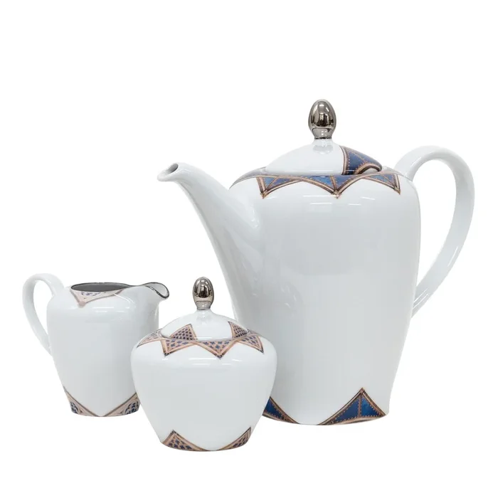 Le Volte Celesti Porcelain Tea Set with architectures