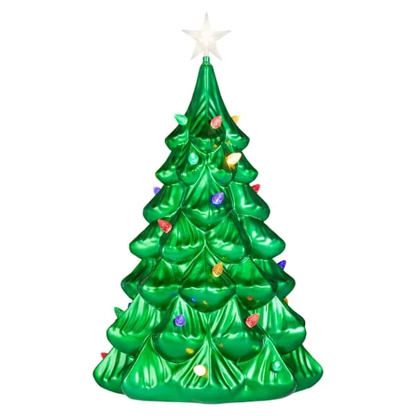 LED Christmas Tree Blow Mold, 40″