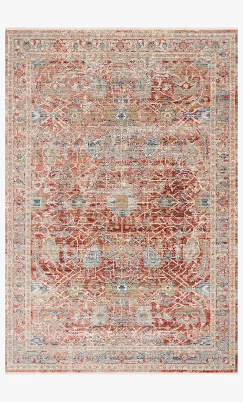 Loloi Claire CLE-01 Red / Ivory