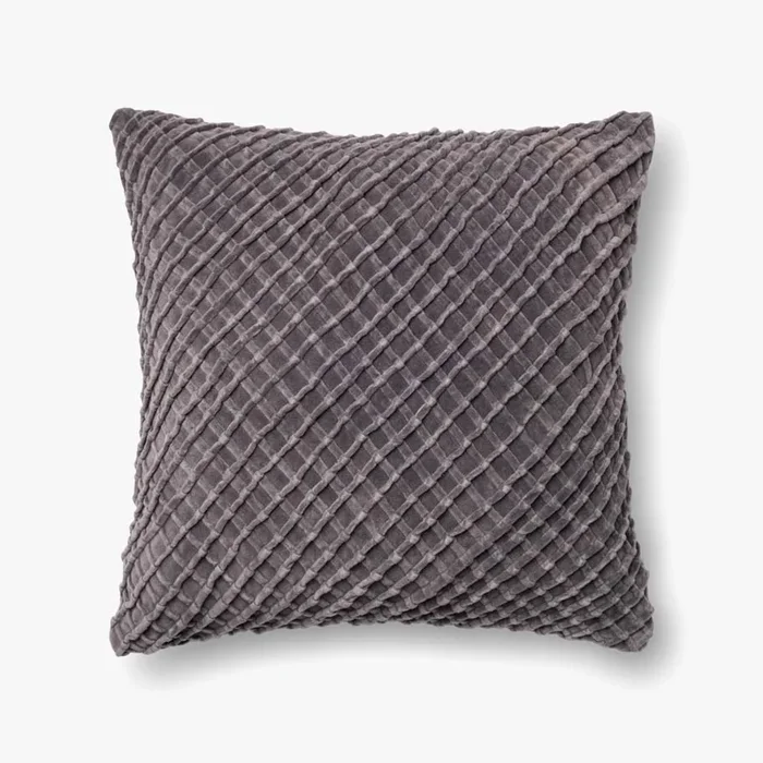 Loloi Pillows P0125 Charcoal