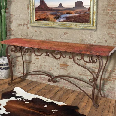 Long Sunset Canyon Sofa Table