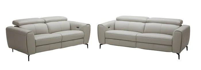 Lorenzo Love Seat in Light Grey 18824-L By J&M