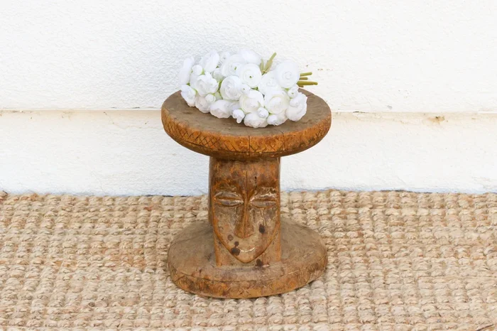 Lovely Antique African Lega Stool