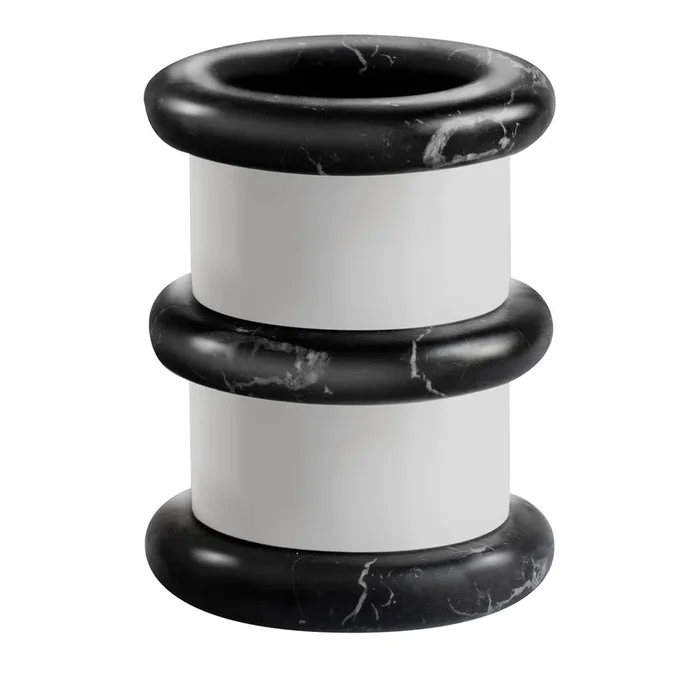 Lumière Medium White Vase