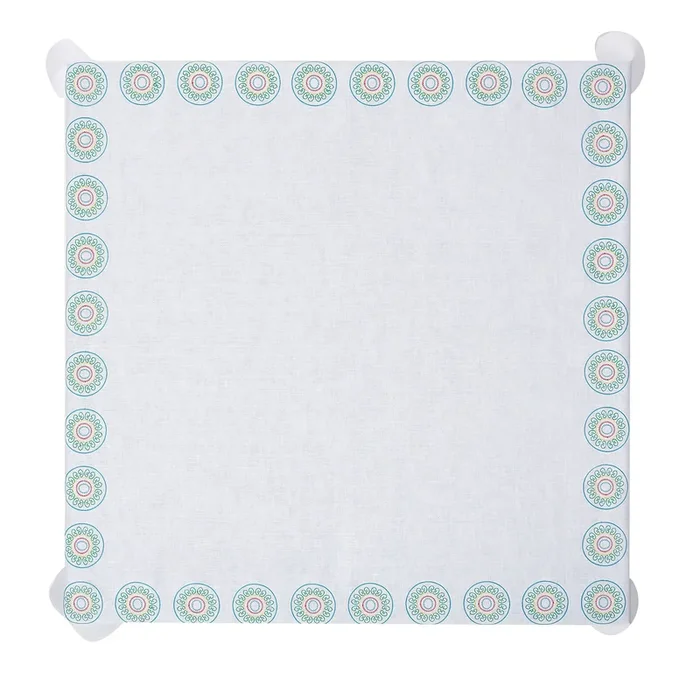 Luminaria Square Multicolor Tablecloth