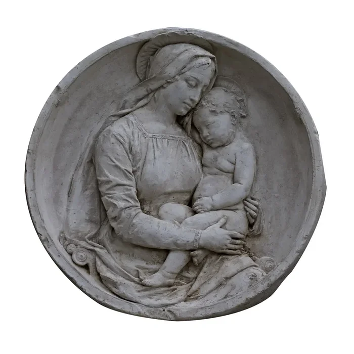 Madonna con Bambino Round Low Relief