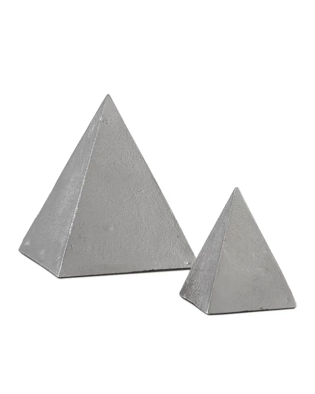 Mandir Nickel Pyramid Set of 2