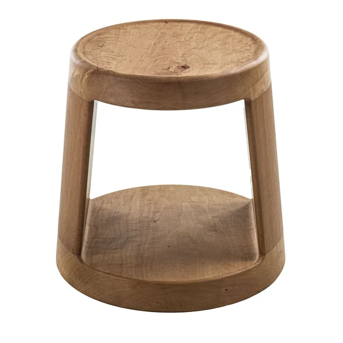 Marcolino Round Brown Wood Coffee Table