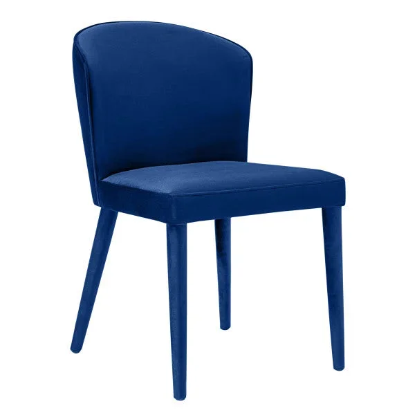 Metropolitan Navy Blue Velvet Chair