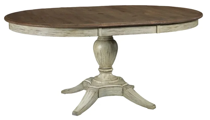 Milford Round Dining Table Package with Pedestal Base and Splayed Legs