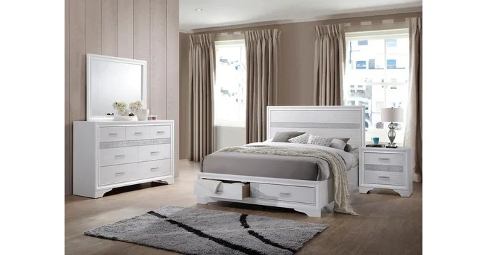 Miranda 4-piece Queen Bedroom Set White