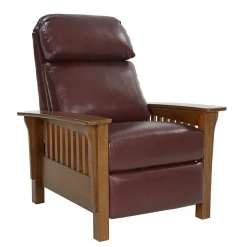 Mission Push Back Recliner with Footrest Extension