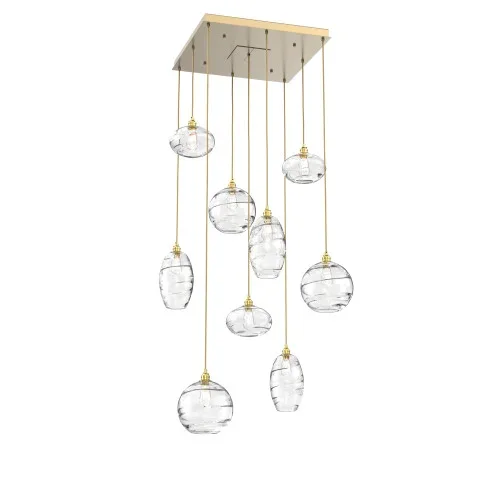 Misto Square 9pc Multi-Pendant (1289|CHB0048-09-GB-OC-C01-E2)