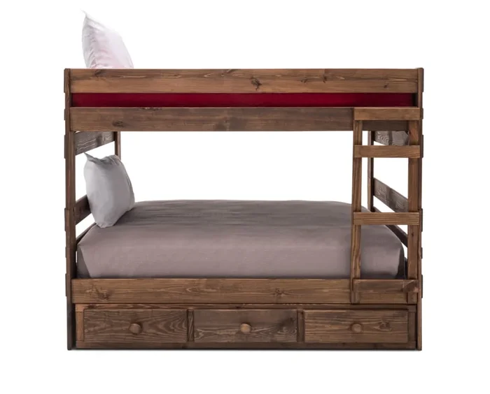 Moab Full-Full Bunk Bed with 3 Drawer Underdresser