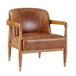 Modern Charms Leather Upholstered Chair