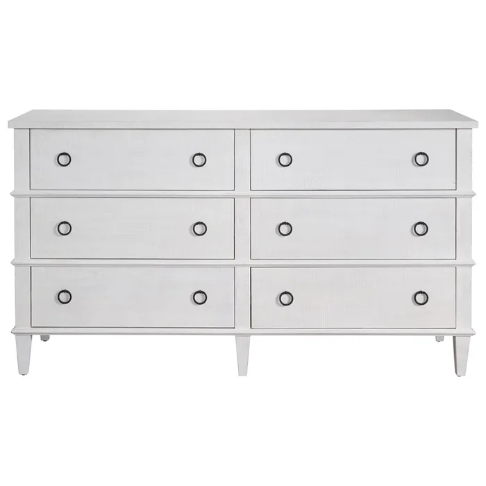 Modern Farmhouse Six Drawer Dresser