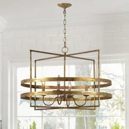 Modern Geometric Chandelier