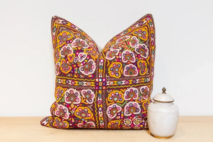 Navya Rajasthani Embroidered Decorative Pillow