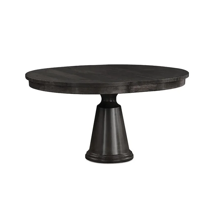 Nichols 52″ Round Dining Table with Leaf