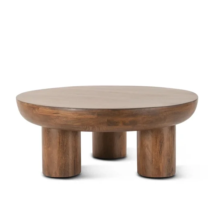 Noto 39″ Coffee Table in Acorn Brown