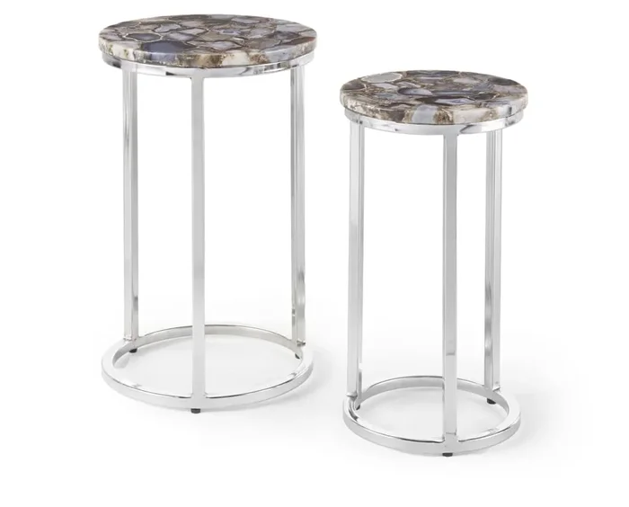 Obsidian Nesting End Tables