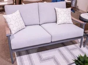 Ocean Beach Outdoor Loveseat With Cushion