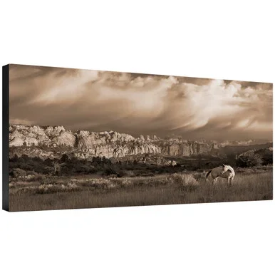 On the Utah Plains Gallery Wrapped Canvas
