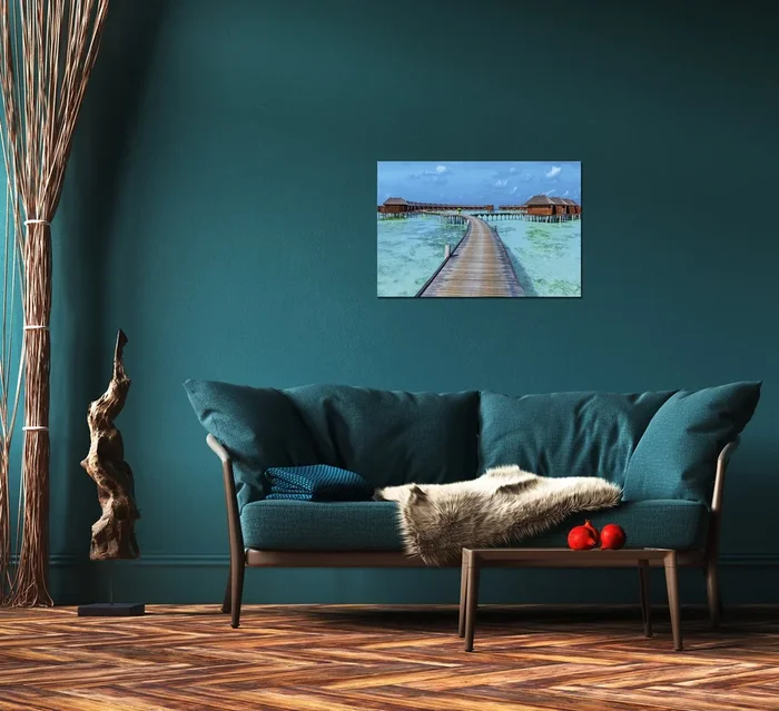Oppidan Home Inner Coastal Vacation on Water (32H x 48W)