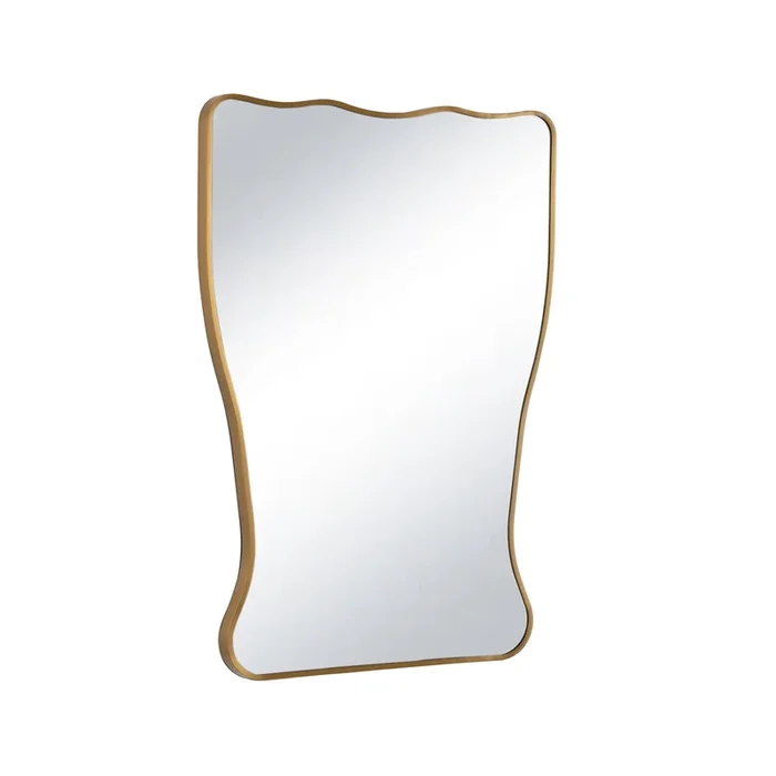 Piero Metal Mirror (Natural Brass)