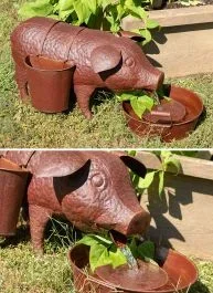 Pig Garden Fountain