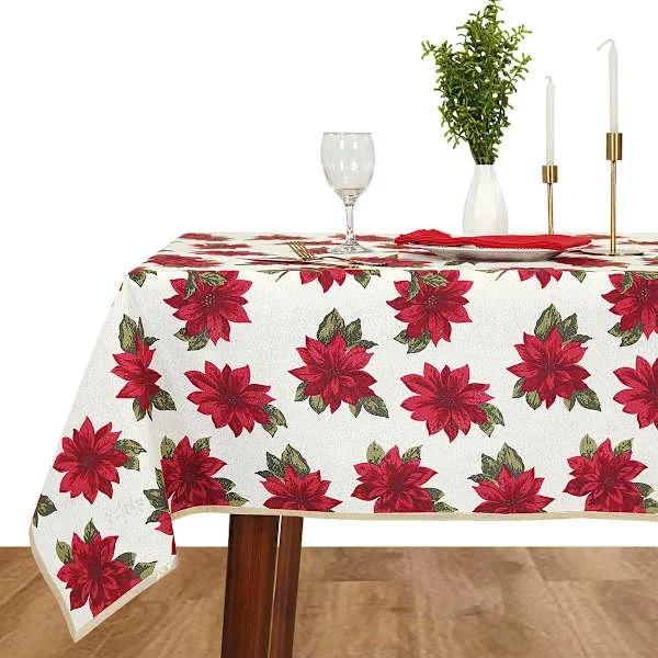 Poinsettia Tablecloth, 60×84