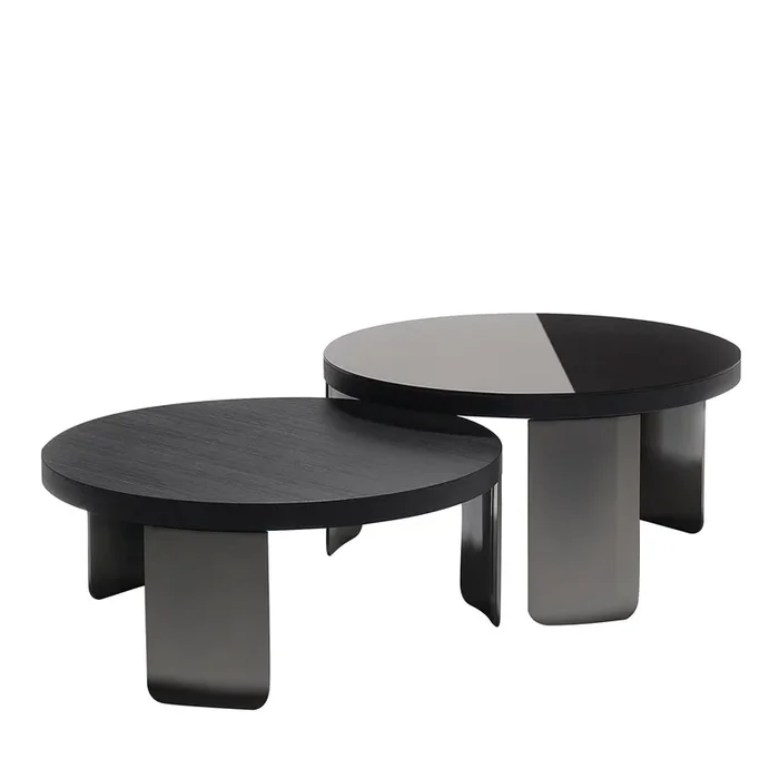Point Set of 2 Round Coffee Tables