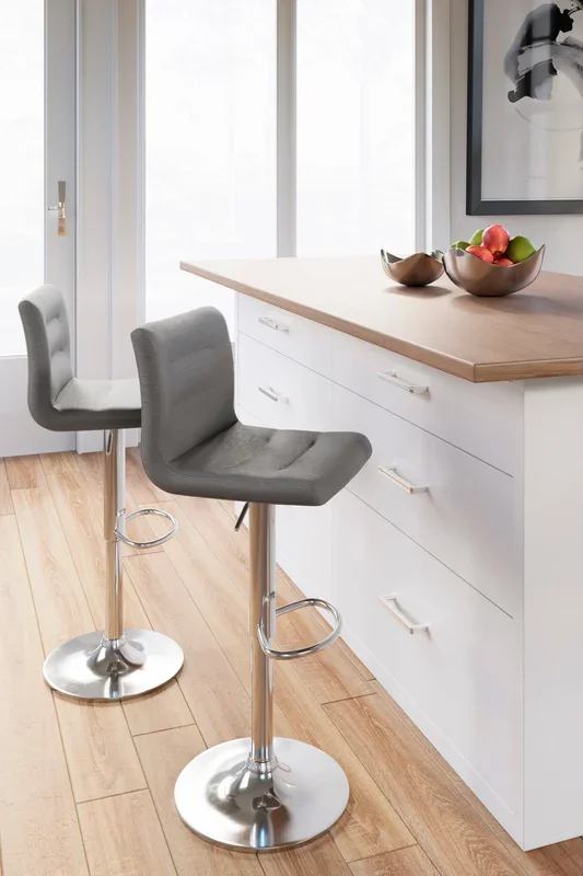 Pollzen Bar Height Bar Stool (Set of 2)
